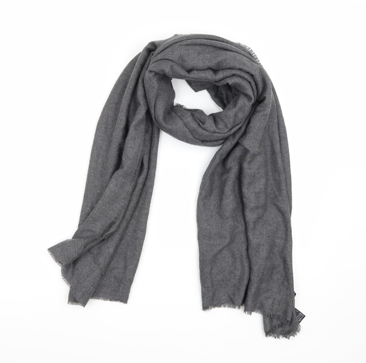 Preworn Womens Grey  Knit  Scarf