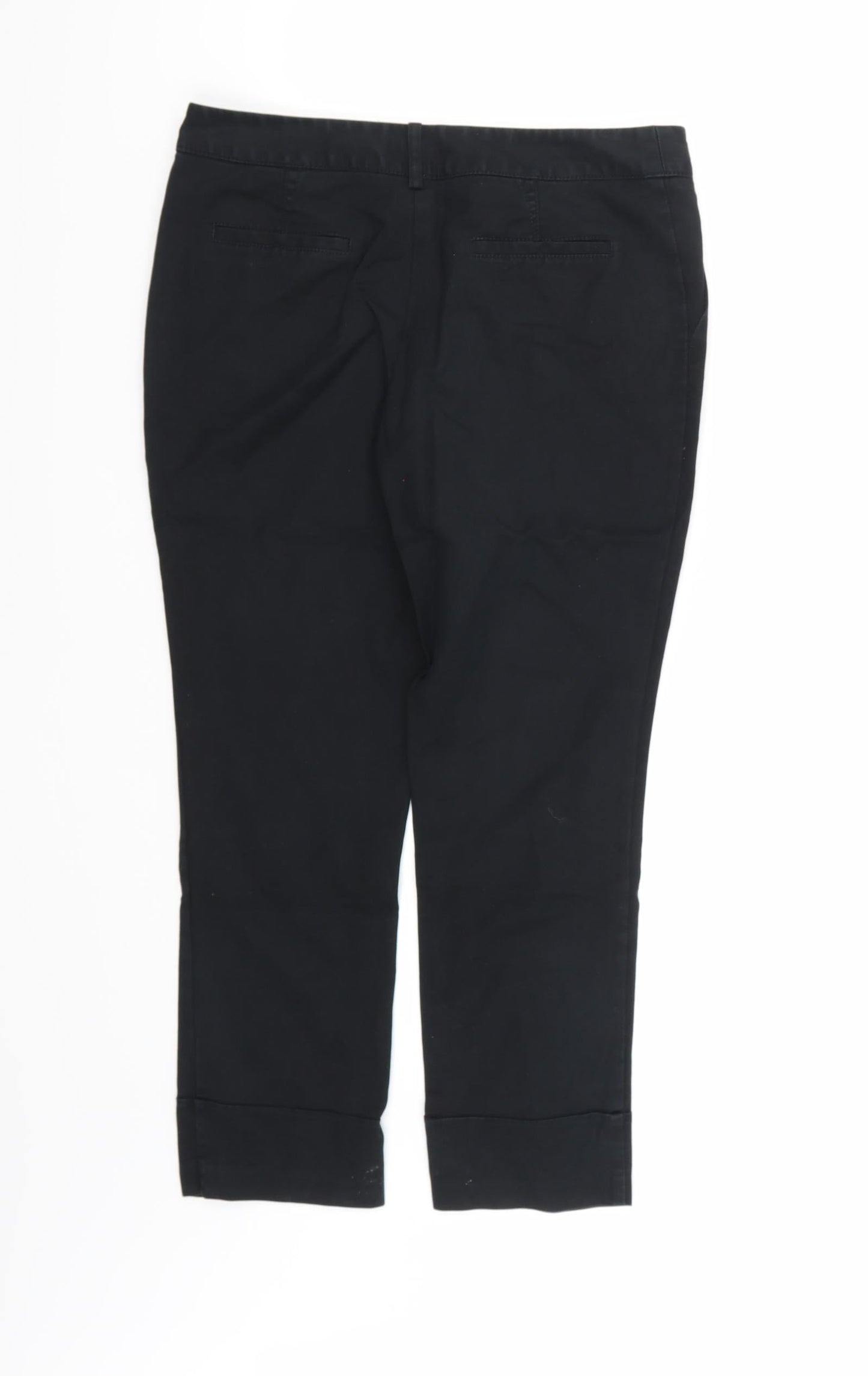 NEXT Womens Black   Tapered Jeans Size 8 L24 in