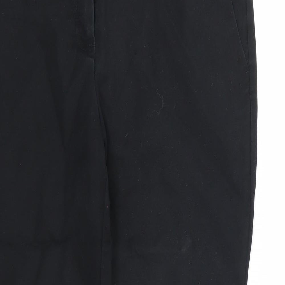 NEXT Womens Black   Tapered Jeans Size 8 L24 in
