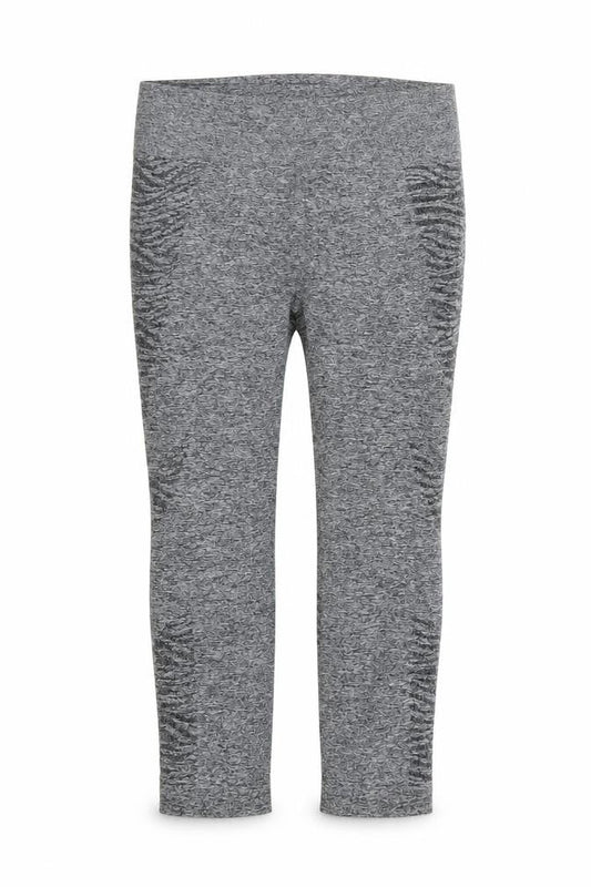 Preworn Womens Grey   Compression Leggings  L19 in