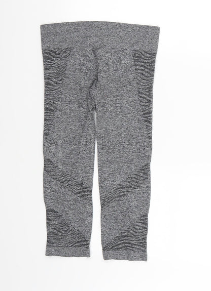 Preworn Womens Grey   Compression Leggings  L19 in