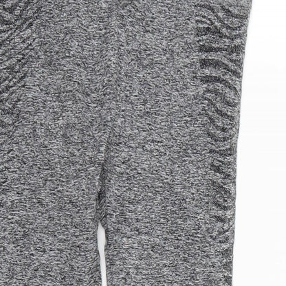 Preworn Womens Grey   Compression Leggings  L19 in