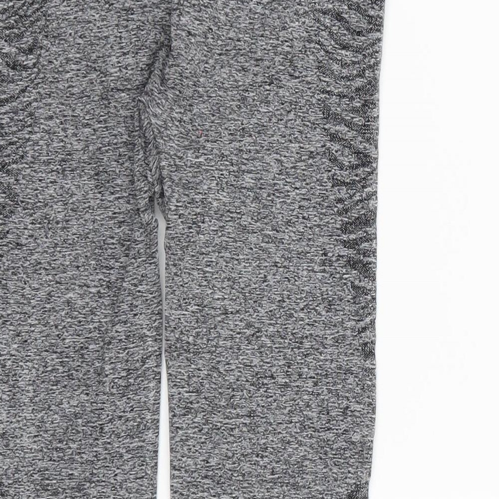 Preworn Womens Grey   Compression Leggings  L19 in