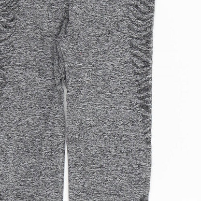 Preworn Womens Grey   Compression Leggings  L19 in