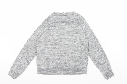 Finella Womens Grey  Knit Pullover Jumper Size M