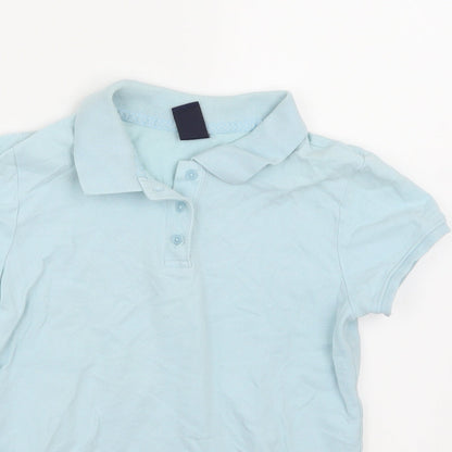 Gap Girls Blue   Basic Polo Size 10 Years