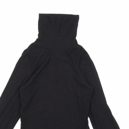 New Look Womens Black  Knit Pullover Jumper Size 10