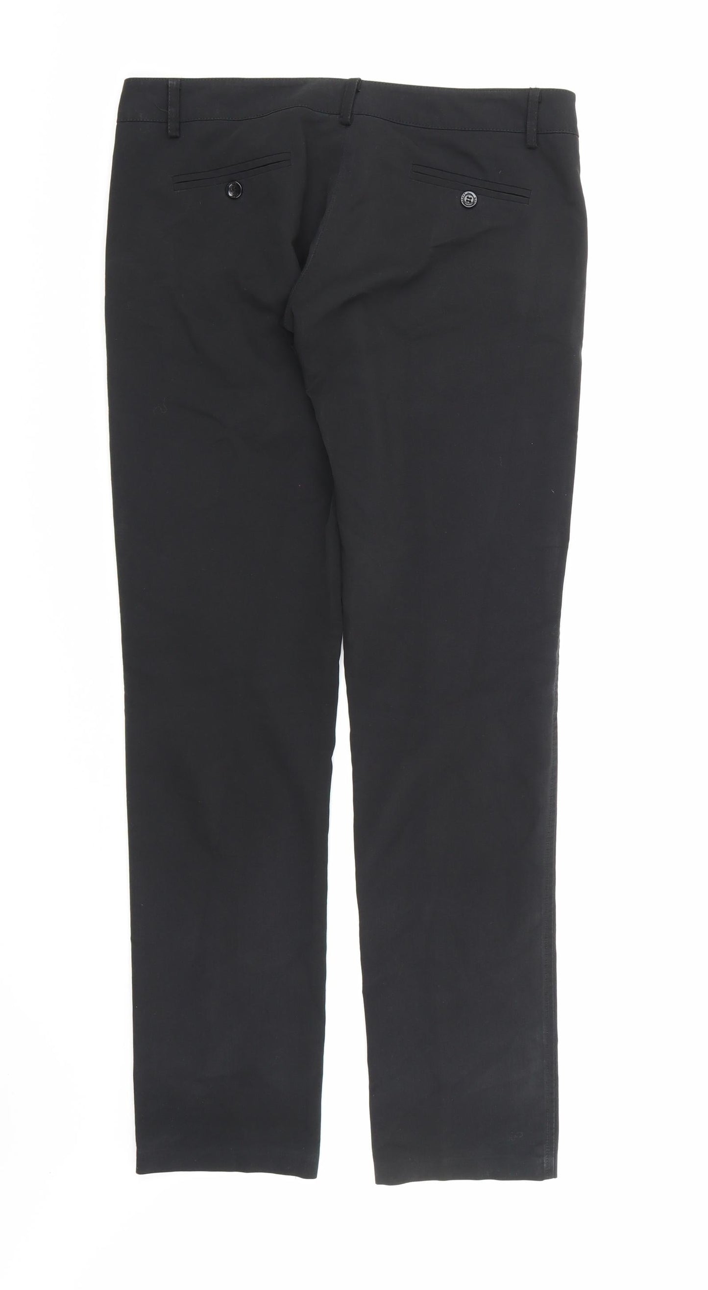 Denny Rose Womens Black  Rayon Trousers  Size M L32 in