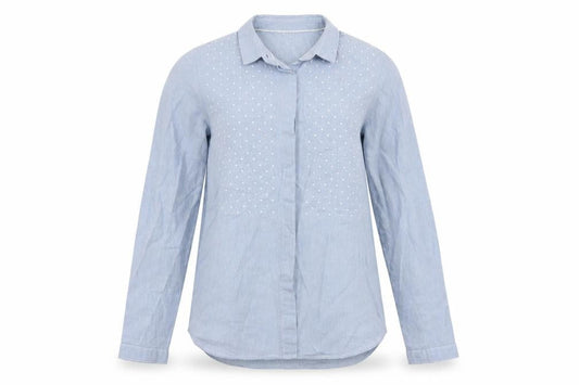 Karl Marc John Womens Blue   Basic Button-Up Size S