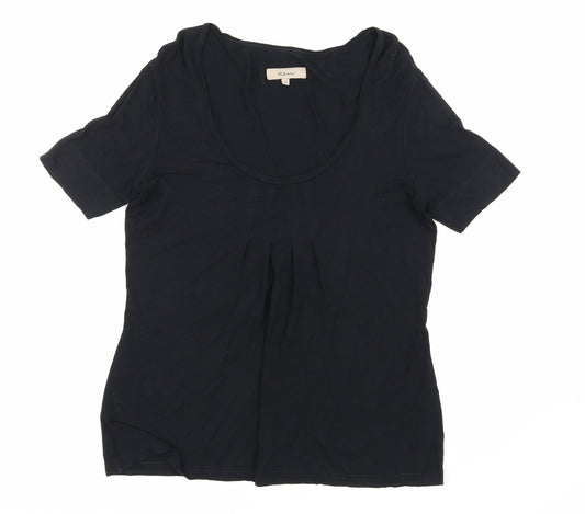 Womens UK Size M Ken Black Basic T-Shirt