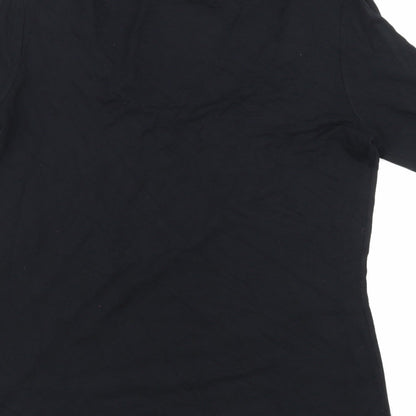 Womens UK Size M Ken Black Basic T-Shirt