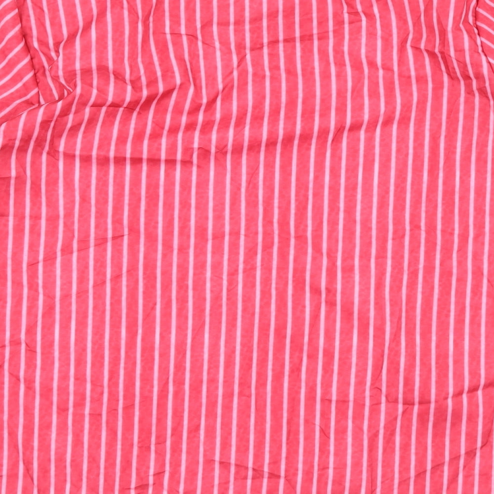 Womens UK Size 2XL Preworn Pink Basic Blouse