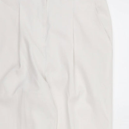 New Look Womens White   Trousers  Size 10 L24 in