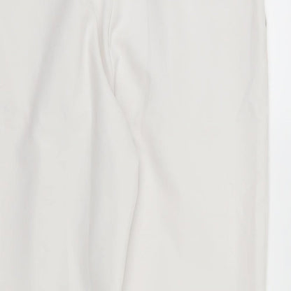 New Look Womens White   Trousers  Size 10 L24 in