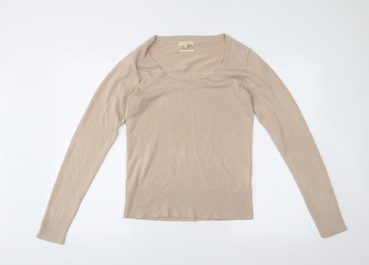 Sarah Hamilton Womens Beige   Pullover Jumper Size M