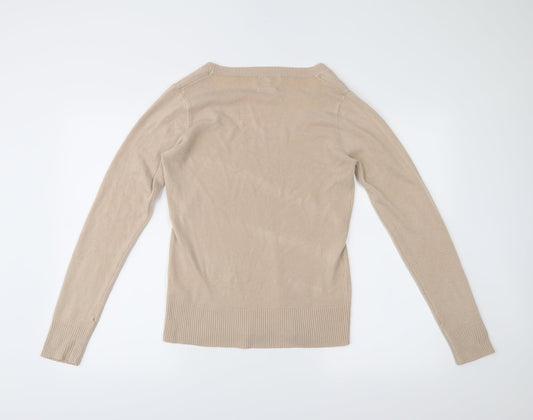 Sarah Hamilton Womens Beige   Pullover Jumper Size M