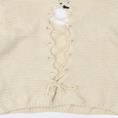 Izabel London Womens White   Pullover Jumper Size 10