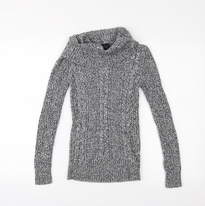 Faded Glory Womens Grey   Pullover Jumper Size 6