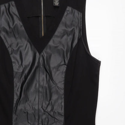 Sharagano Womens Black   Pencil Dress  Size 14