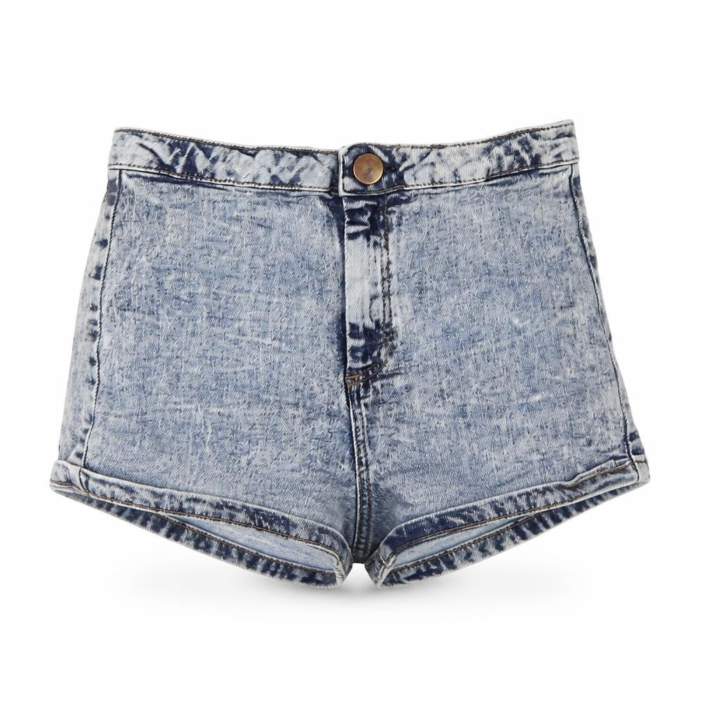 Womens UK Size 10 Topshop Regular Fit Hot Pants Shorts