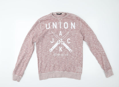 Friend of Faux Womens Pink   Pullover Jumper Size S
