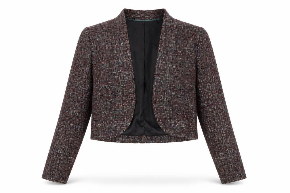 Womens UK Size 10 Warehouse Brown Jacket