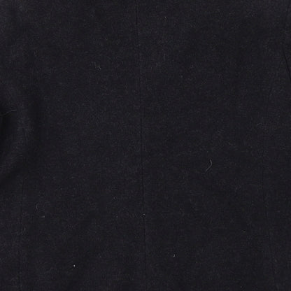 Womens UK Size 12 Etam Black Overcoat