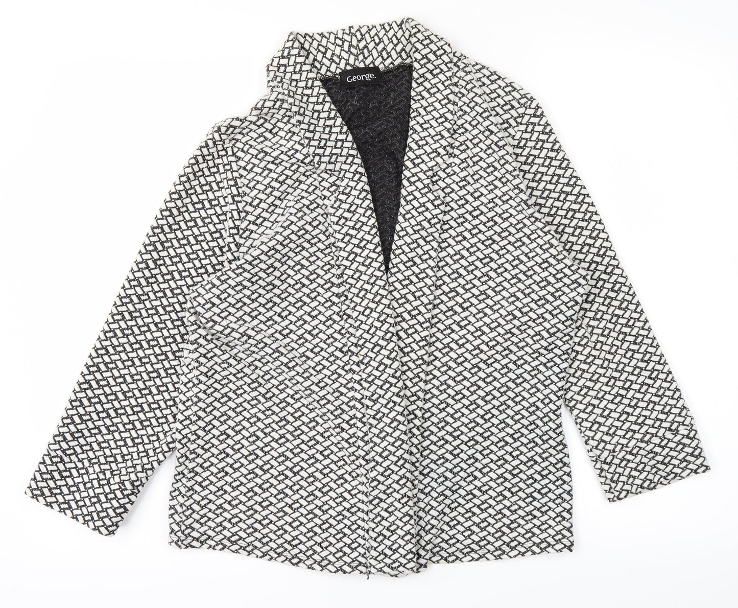 George Womens White   Jacket  Size 14