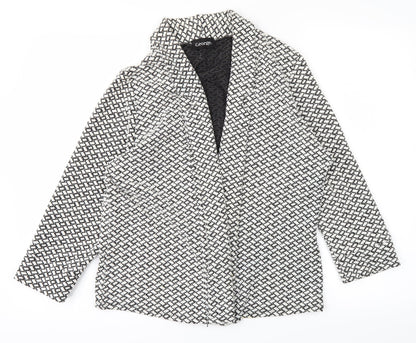 George Womens White   Jacket  Size 14