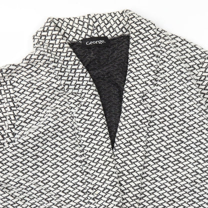 George Womens White   Jacket  Size 14