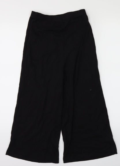 Womens UK Size 6 Missguided Regular Fit  Black Trousers