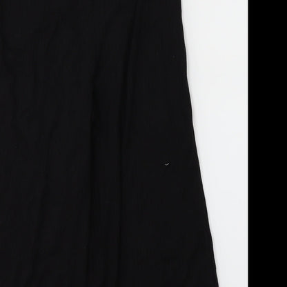 Womens UK Size 6 Missguided Regular Fit  Black Trousers