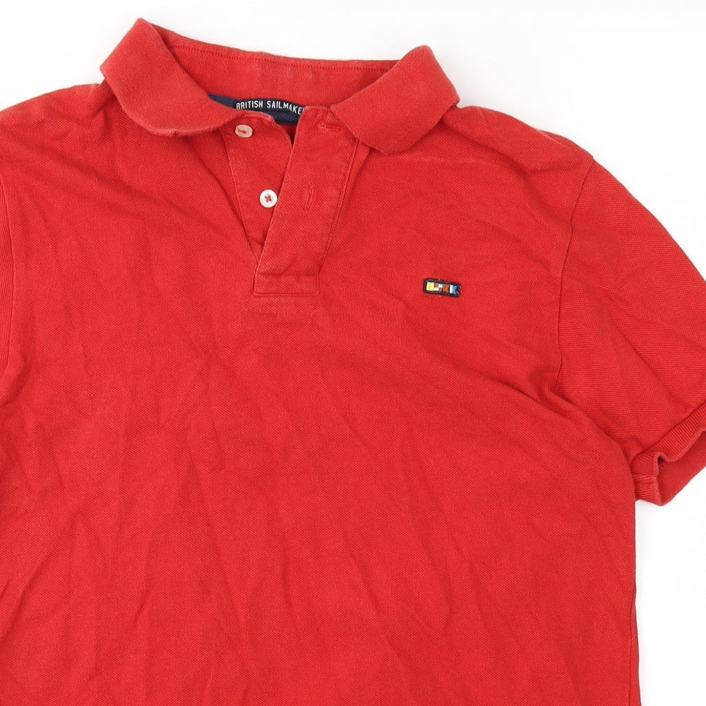 british sailmakers Mens Red    Polo Size S