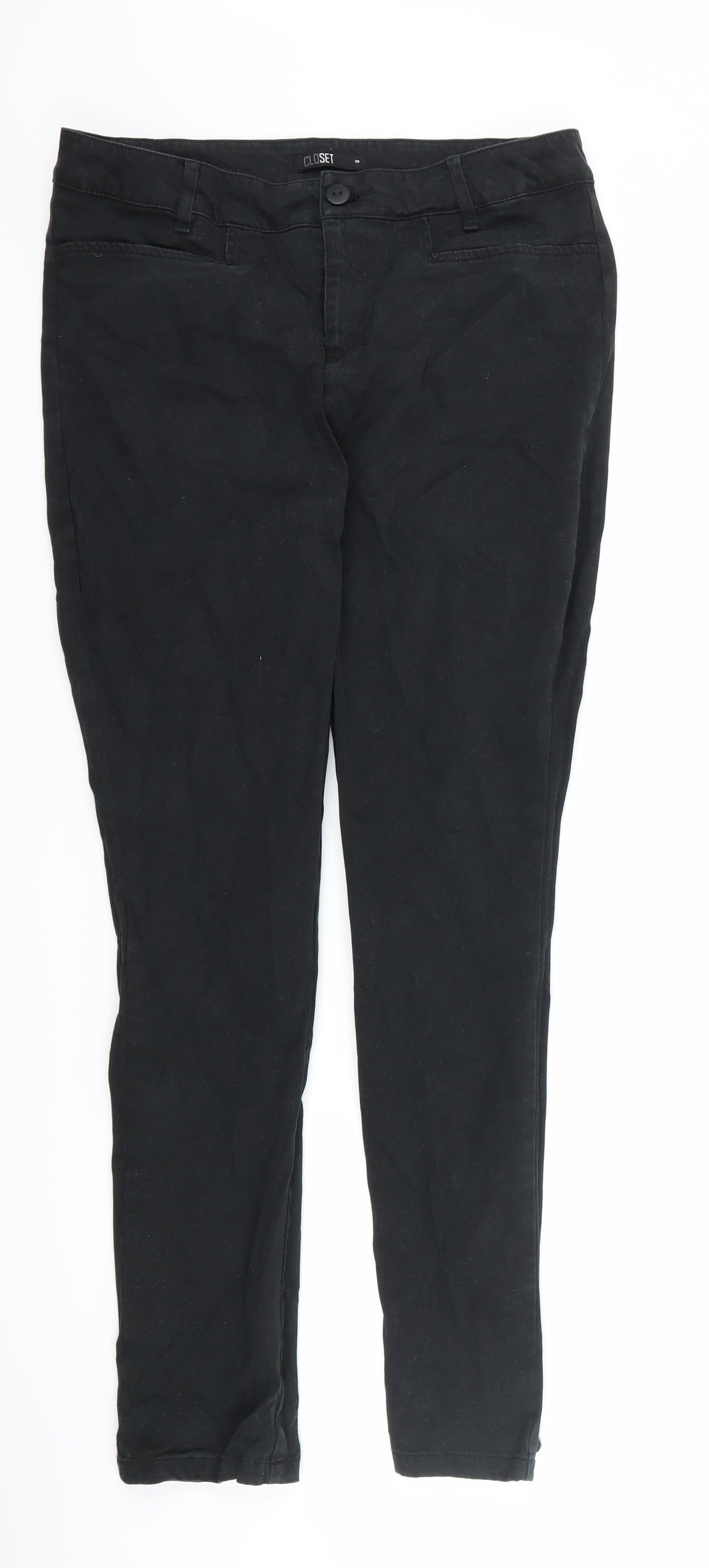 Closet Womens Black   Trousers  Size 30 L27 in