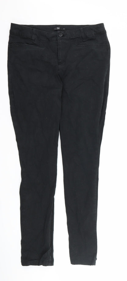 Closet Womens Black   Trousers  Size 30 L27 in