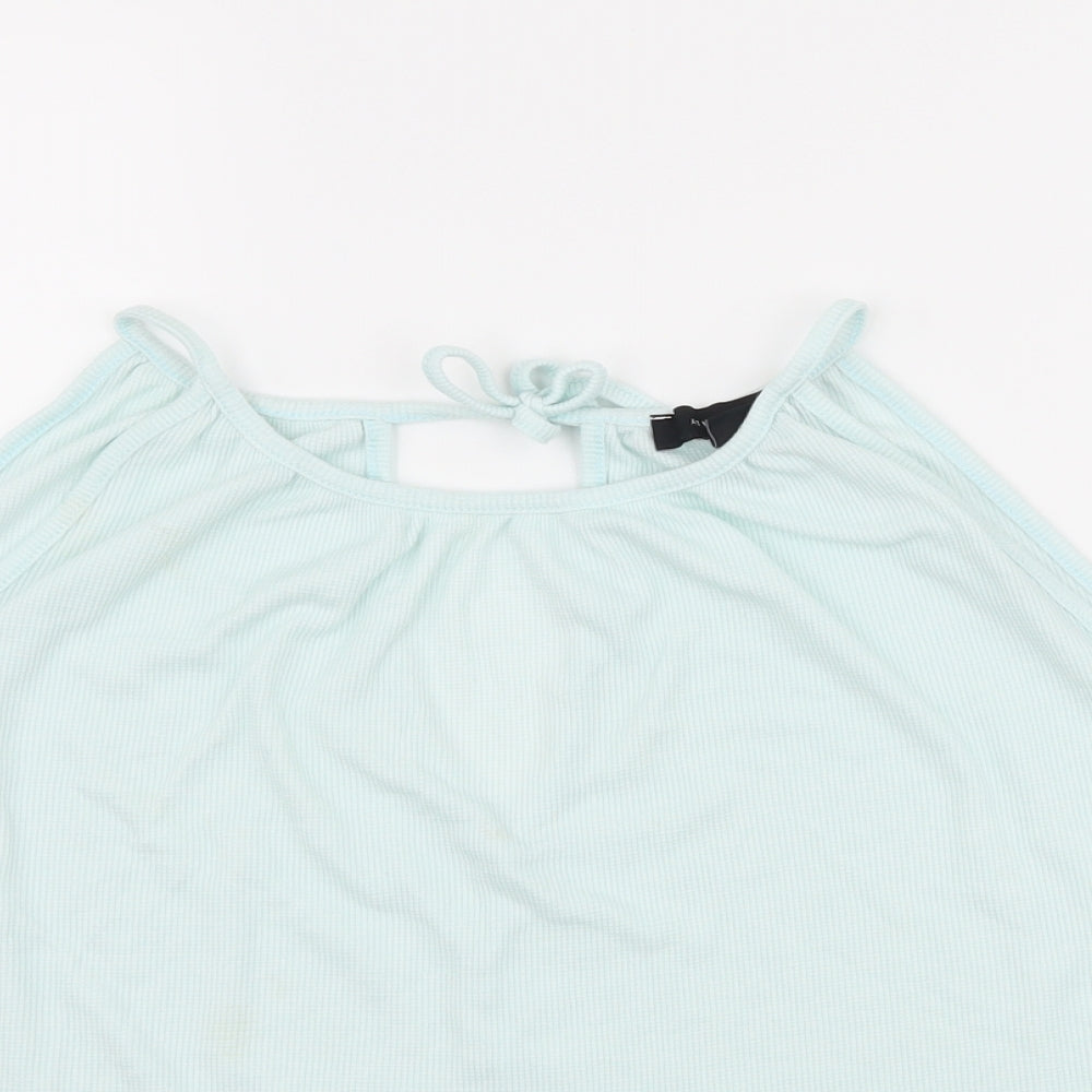 Womens UK Size 12 Atmosphere Blue Basic Tank