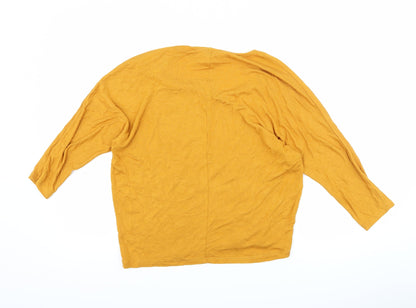 MNG Womens Orange   Basic T-Shirt Size XS