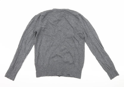 Wallis Womens Grey   Cardigan Jumper Size 10