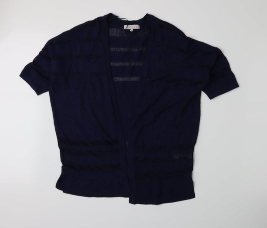 Nutmeg Womens Blue  Knit Cardigan Jumper Size 12