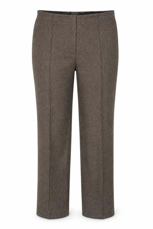 Womens UK Size 14 BM Regular Fit  Brown Trousers