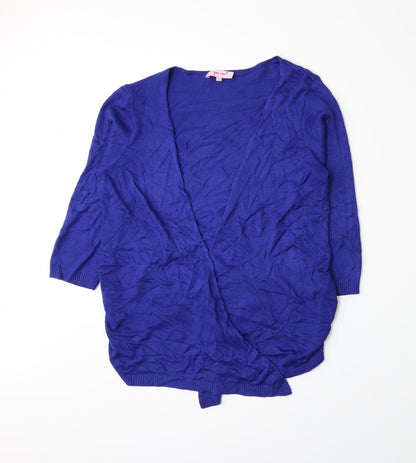 Per Una Womens Blue   Cardigan Jumper Size 12