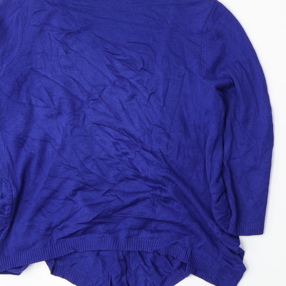 Per Una Womens Blue   Cardigan Jumper Size 12