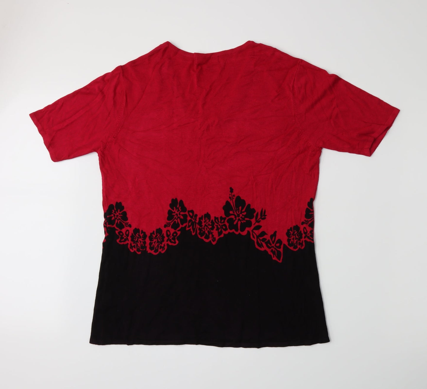 Womens UK Size 8 Sky Designs Pink Basic T-Shirt