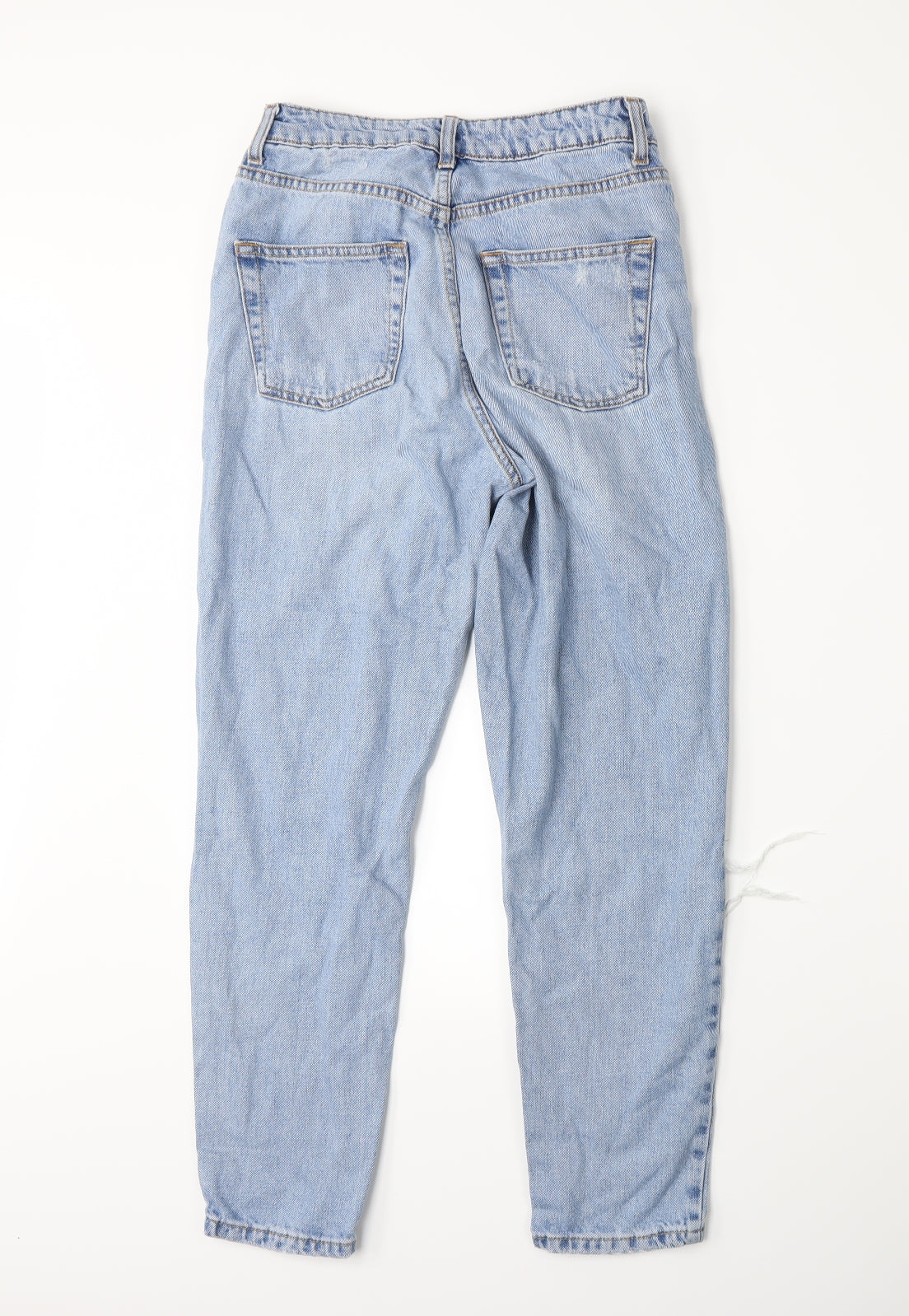 Topshop Womens Blue  Denim Mom Jeans Size 26 L25 in