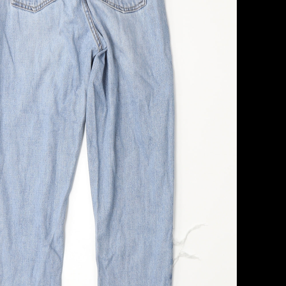 Topshop Womens Blue  Denim Mom Jeans Size 26 L25 in