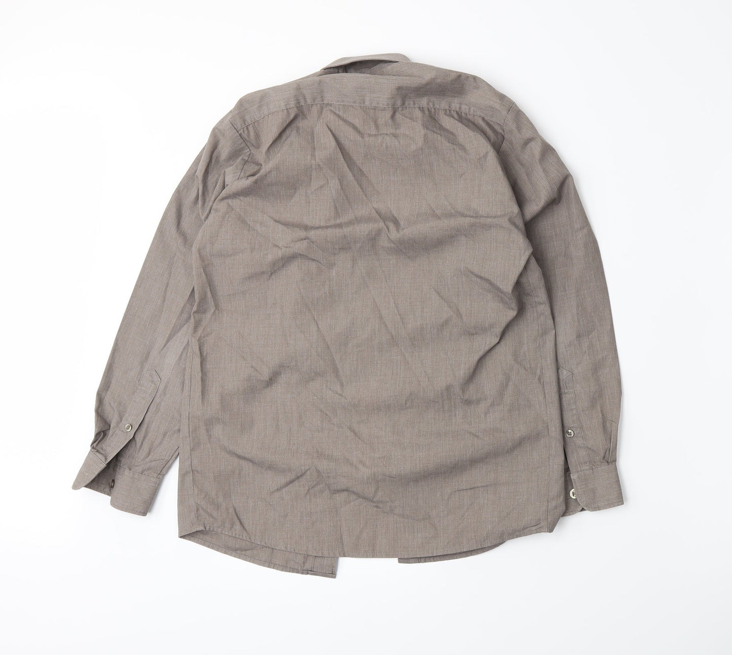 Banner Boys Brown   Basic Button-Up Size L
