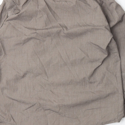 Banner Boys Brown   Basic Button-Up Size L