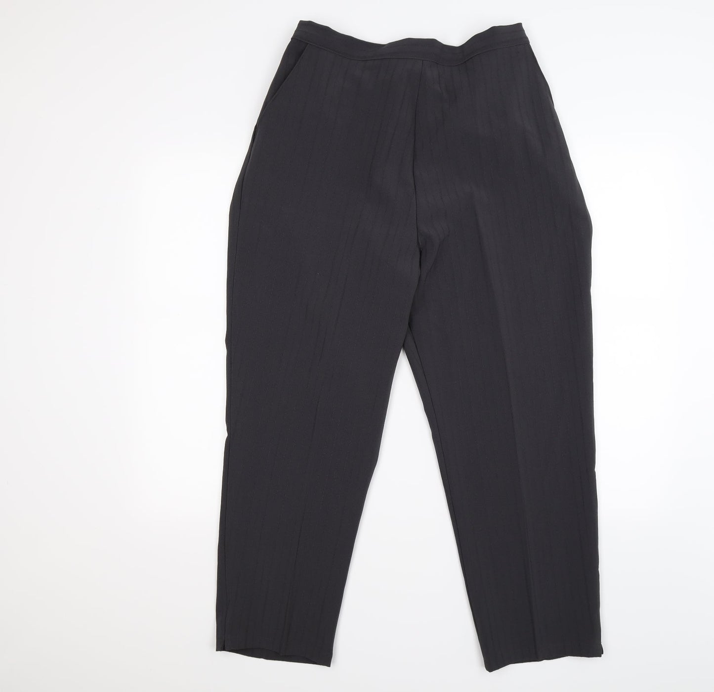 Womens UK Size 20 Preworn Regular Fit  Grey Trousers