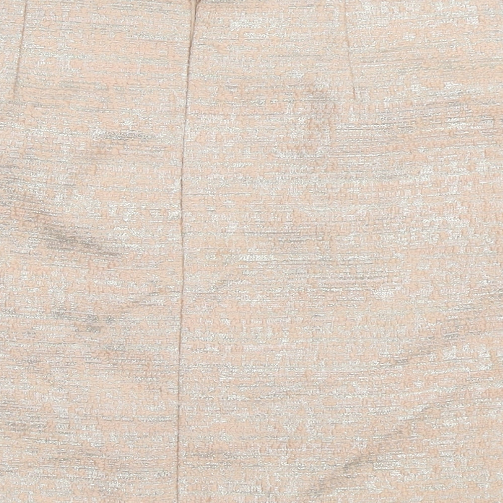 H&M Womens Ivory  Knit Straight & Pencil Skirt Size M  - feather pockets