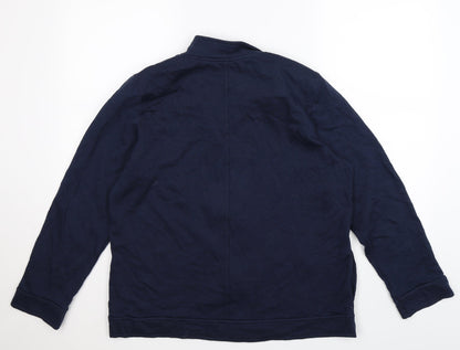 Alfred Dunner Womens Blue  Jersey Jacket  Size 12
